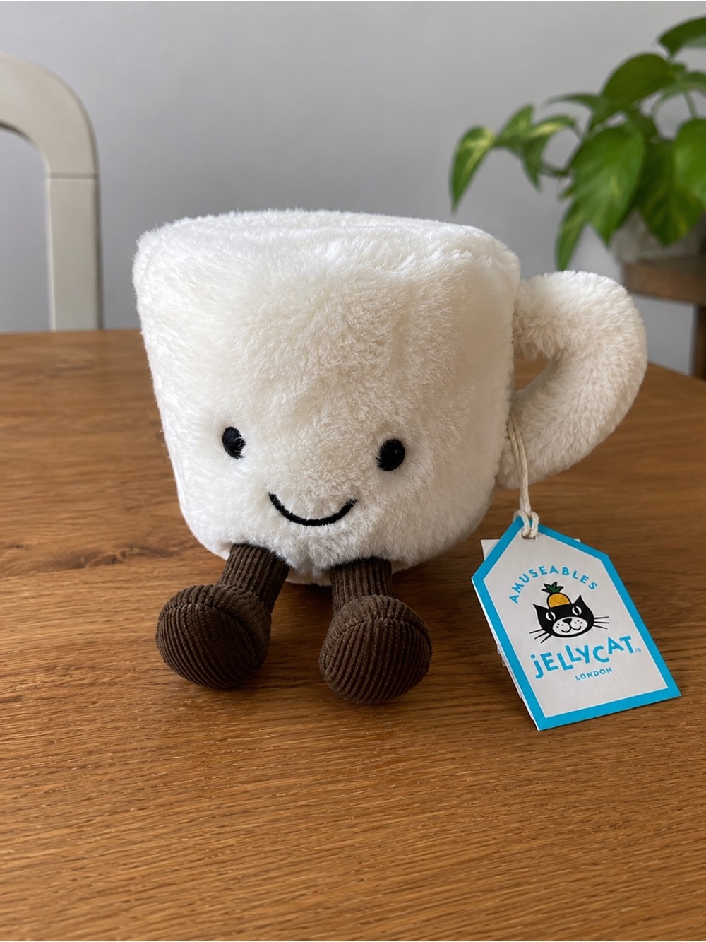 Jellycat Amuseables Coffee Cup Plush NWT Coffee Lover Gift
